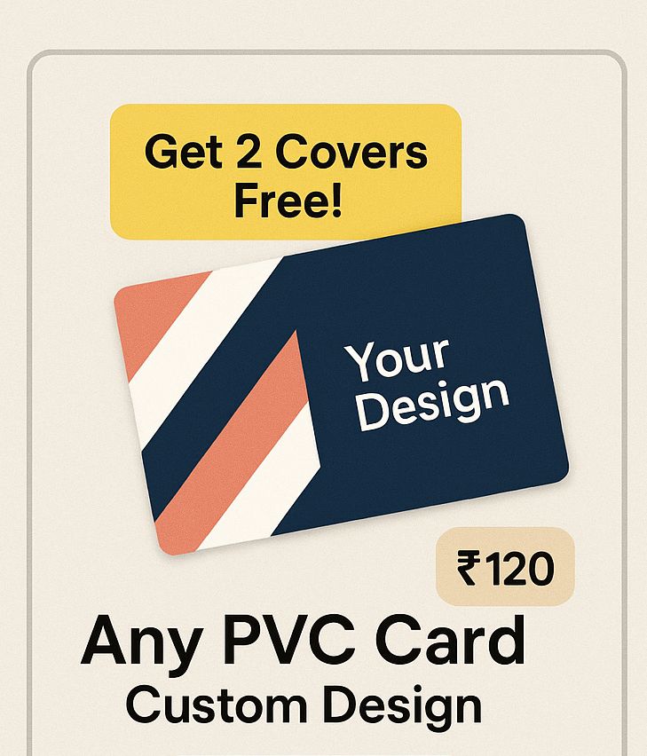Custom PVC Card Design and Printing India